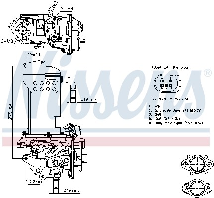 Nissens 98325 agr - agr-modul, für